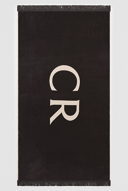 Verified Australian Cotton CR Logo Beach Towel