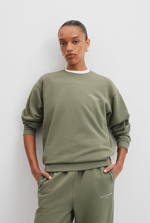 Australian Cotton Relaxed Fit Sweat