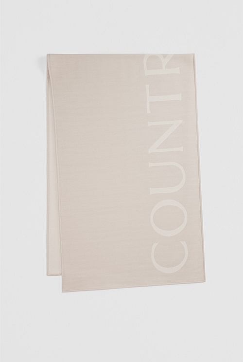 Branded Logo Scarf