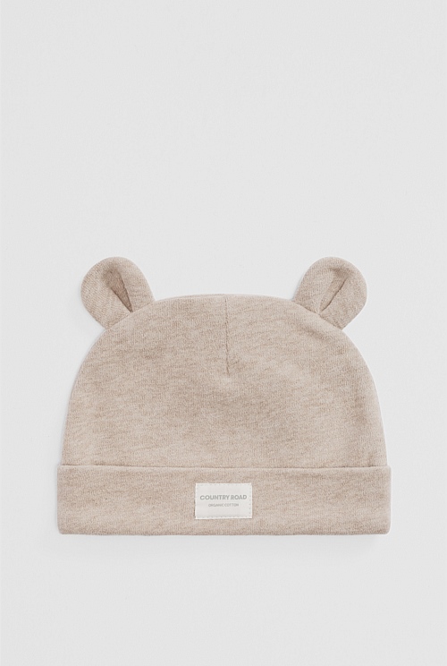 Organically Grown Cotton Newborn Beanie