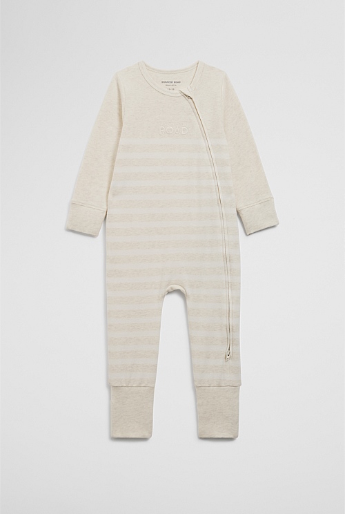 Cotton Logo Zip Jumpsuit