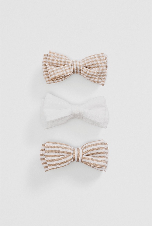 Bow Clip Pack of 3