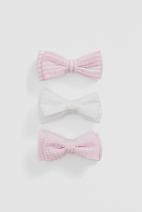 Bow Clip Pack of 3