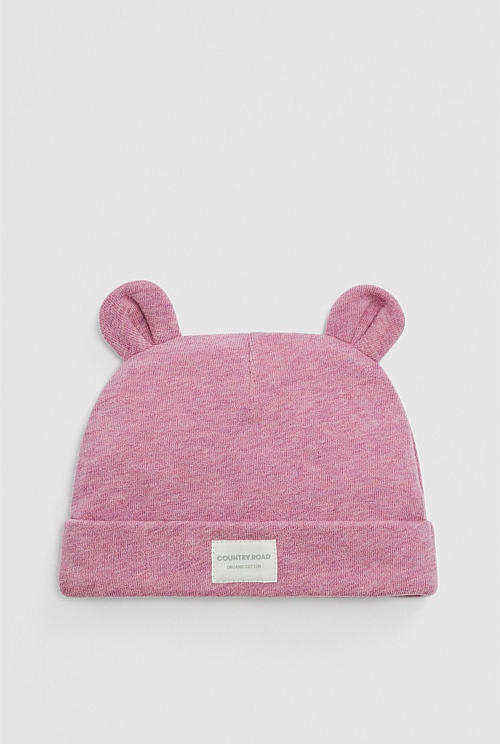 Organically Grown Cotton Newborn Beanie