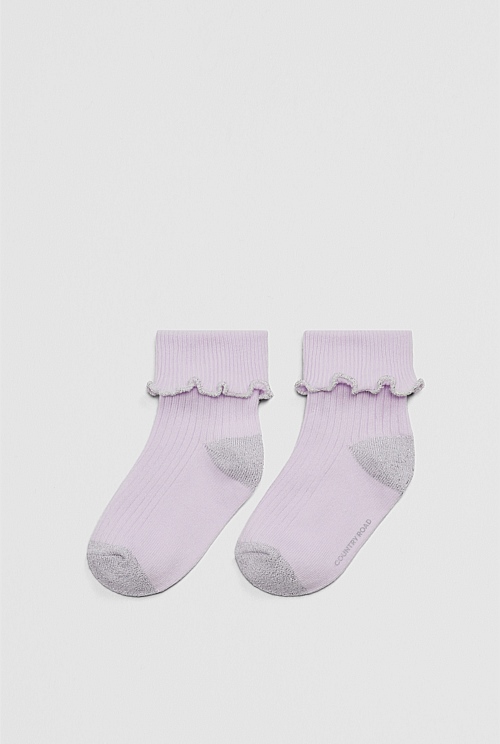 Heart Frill Sock