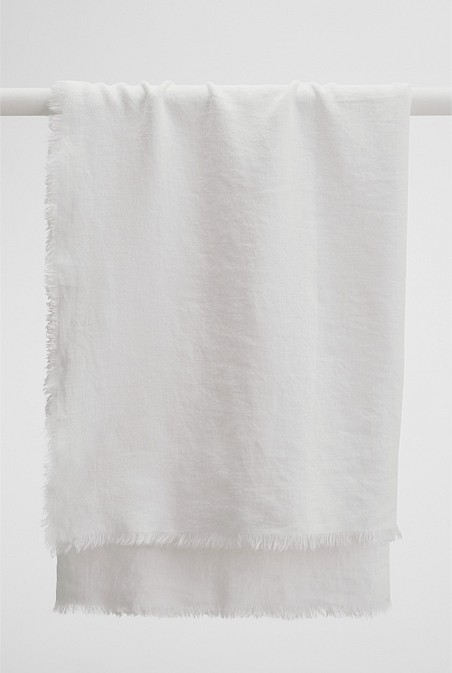 Grove Organically Grown Linen Throw