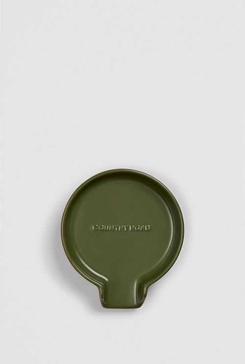 Demm Stoneware Spoon Rest Demm Stoneware Spoon Rest