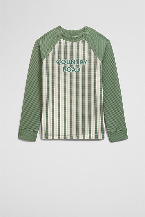 Stripe Logo Rash Vest