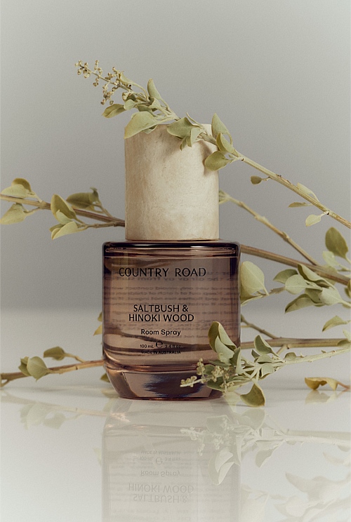 Australian Made Saltbush & Hinoki Wood Room Spray 100ml Australian Made Saltbush & Hinoki Wood Room Spray 100ml