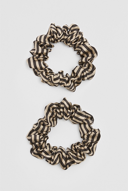 Silk Scrunchie Pack of 2