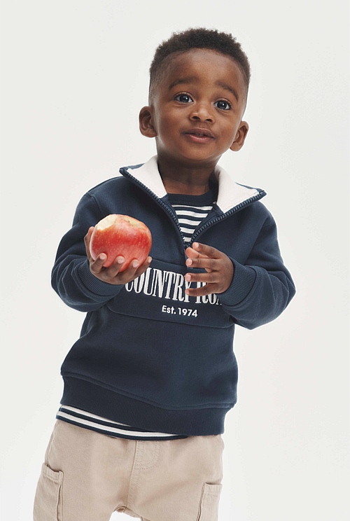 Australian Cotton Heritage Half Zip