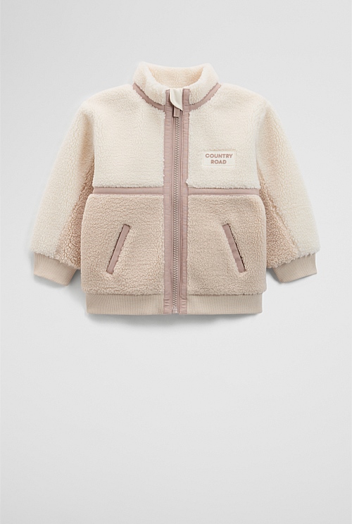 Sherpa Zip Through Jacket