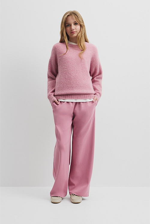 Teen Fluffy Knit Pullover