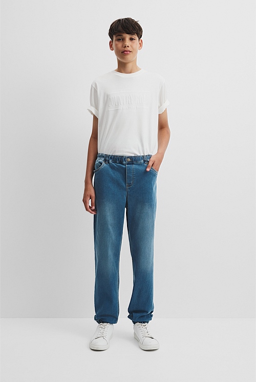 Teen Denim Jogger
