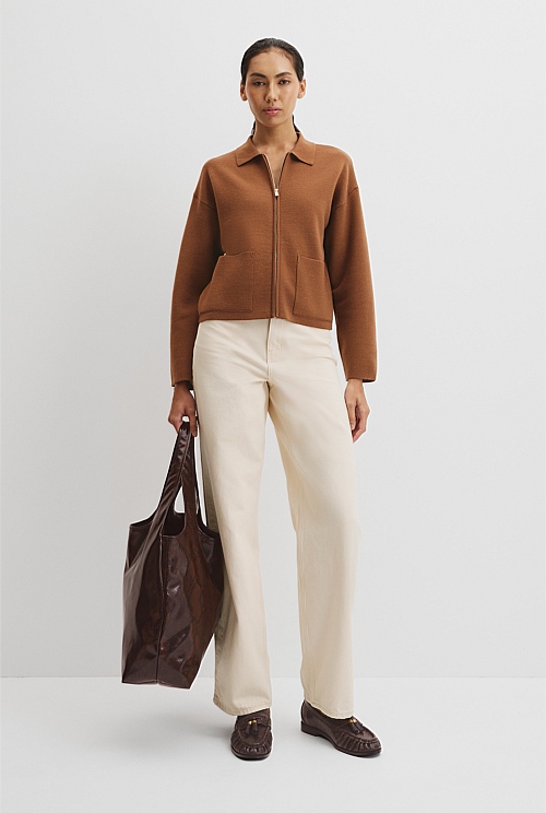 Zip Knit Jacket