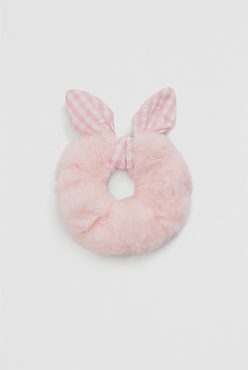 Faux Fur Scrunchie