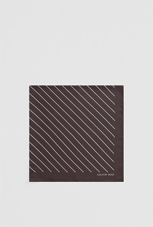 Silk Stripe Scarf