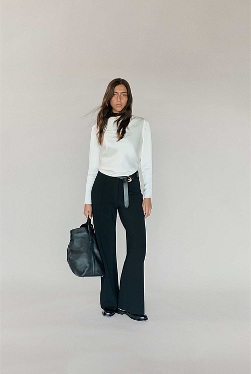 Draped Long Sleeve Shirt Draped Long Sleeve Shirt
