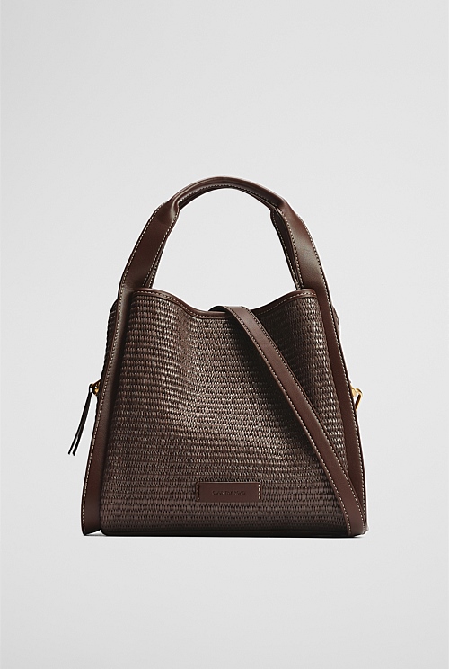 Middle Zip Crossbody Bag