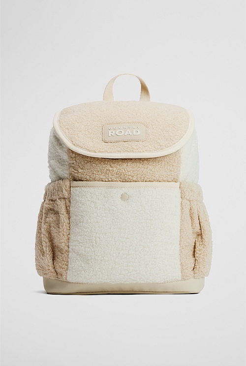 Sherpa Spliced Backpack Sherpa Spliced Backpack