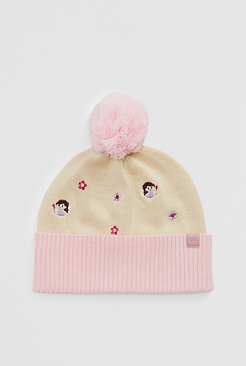 Fairy Embroidered Beanie