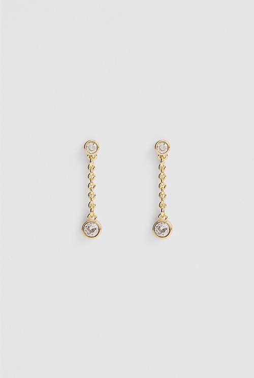 Crystal Drop Earring