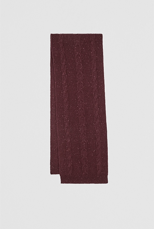 Cable Scarf