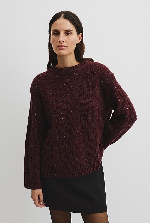Longline Cable Knit