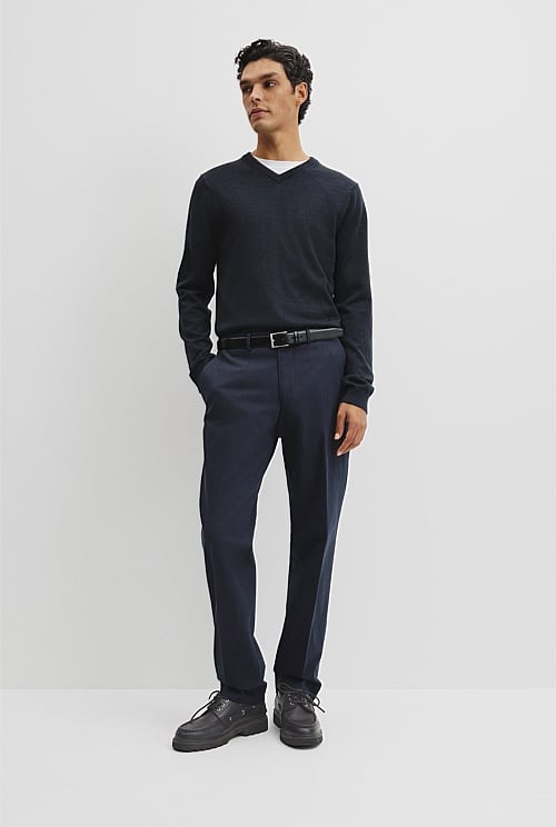 Textured Trouser