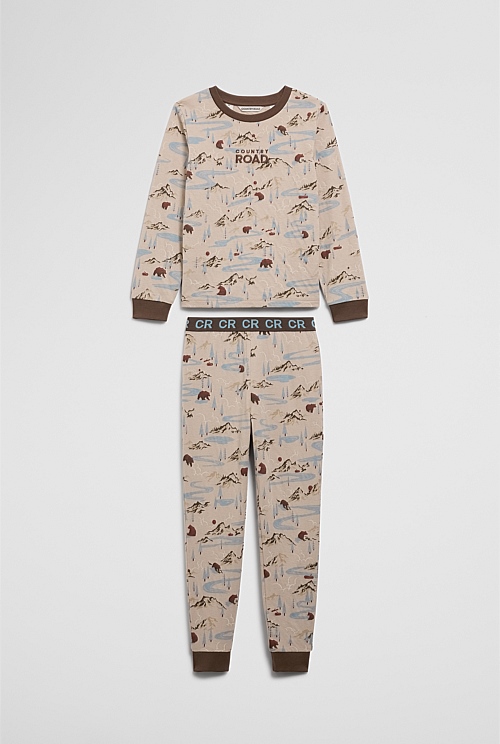 Australian Cotton Bear Print Pyjama