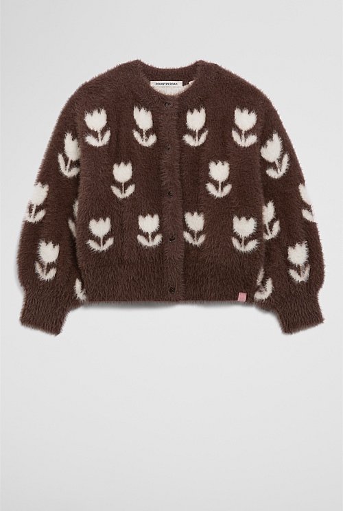 Floral Jacquard Knit