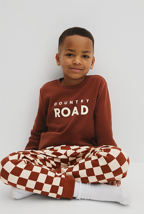 Australian Cotton Check Print Pyjama