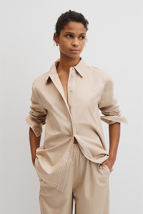 Contrast Stitch Shirt Contrast Stitch Shirt