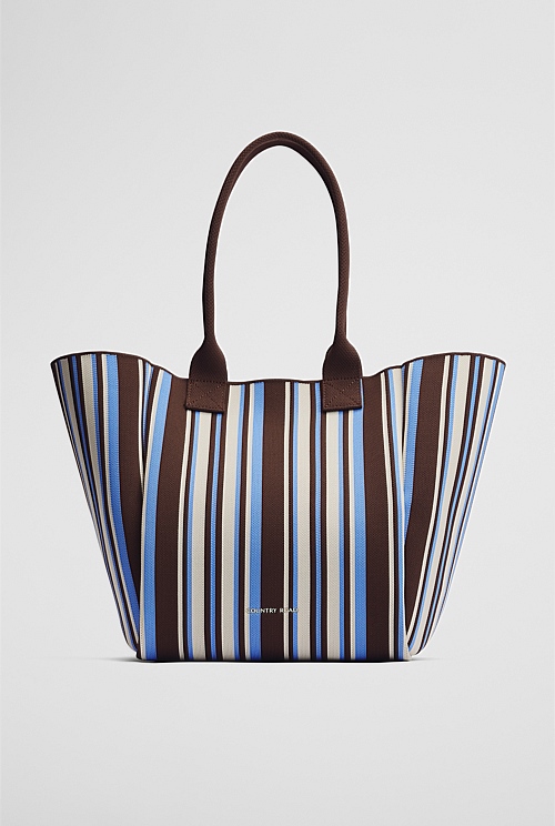Stripe Knit Shopper Stripe Knit Shopper