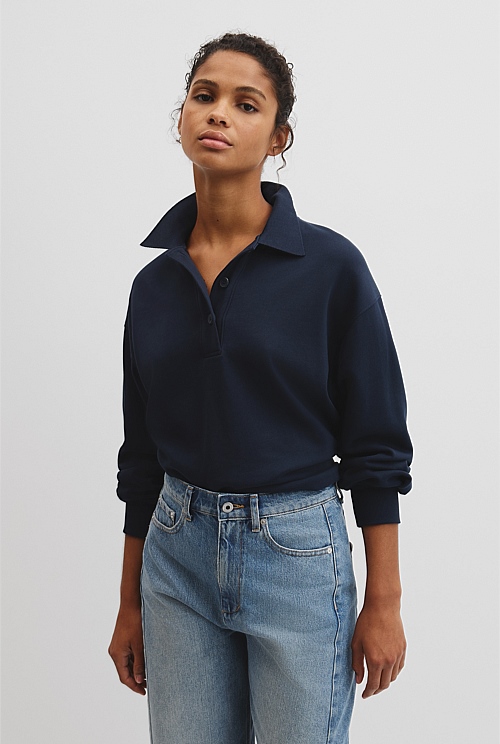 Australian Cotton Polo Sweat Australian Cotton Polo Sweat