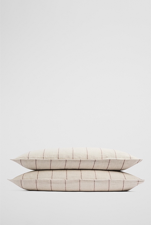 Skye Linen Standard Pillowcase Pair Skye Linen Standard Pillowcase Pair
