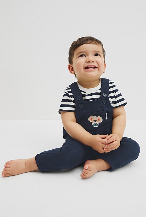 Organically Grown Cotton Koala Jersey Overall Organically Grown Cotton Koala Jersey Overall