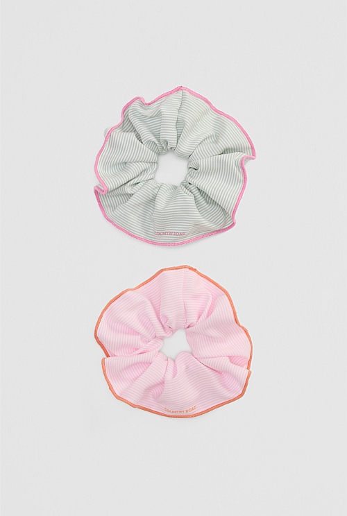 Stripe Scrunchie Pack of 2 Stripe Scrunchie Pack of 2
