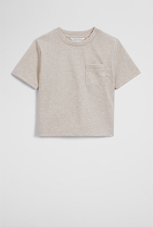 Australian Cotton Relaxed Short Sleeve Pocket T-Shirt Australian Cotton Relaxed Short Sleeve Pocket T-Shirt