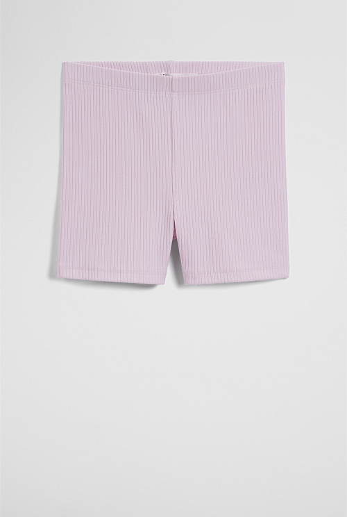 OrganicallyGrown Cotton Blend Rib Bike Short OrganicallyGrown Cotton Blend Rib Bike Short