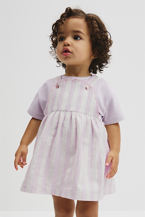 Stripe Pinafore Stripe Pinafore