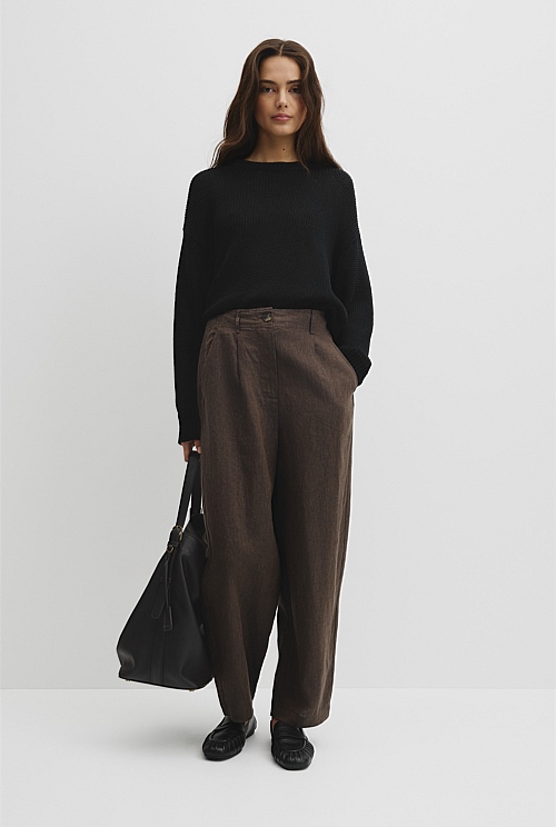 Tapered Linen Pant Tapered Linen Pant