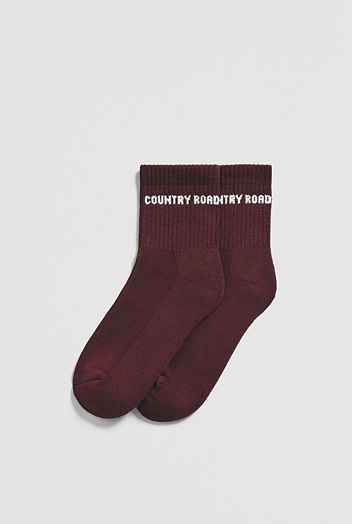 Australian Cotton Blend CR Sport Quarter Crew Sock Australian Cotton Blend CR Sport Quarter Crew Sock