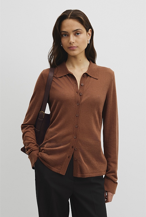 Long Sleeve Knit Shirt Long Sleeve Knit Shirt
