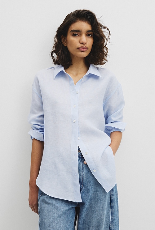 Oversized Linen Shirt Oversized Linen Shirt