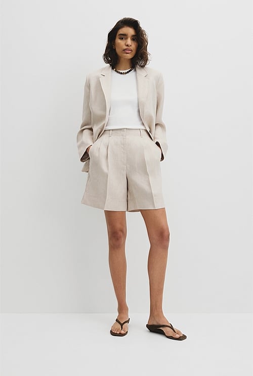 Longline Linen Short