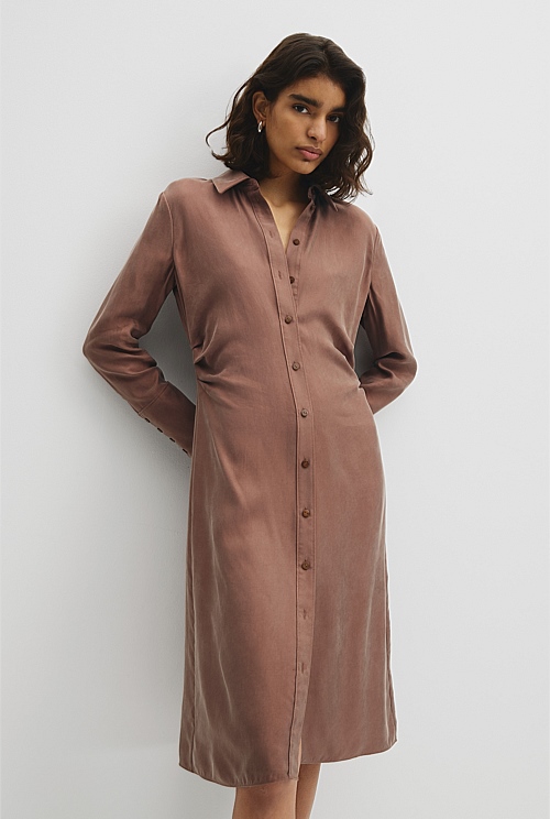 Draped Waist Dress Draped Waist Dress
