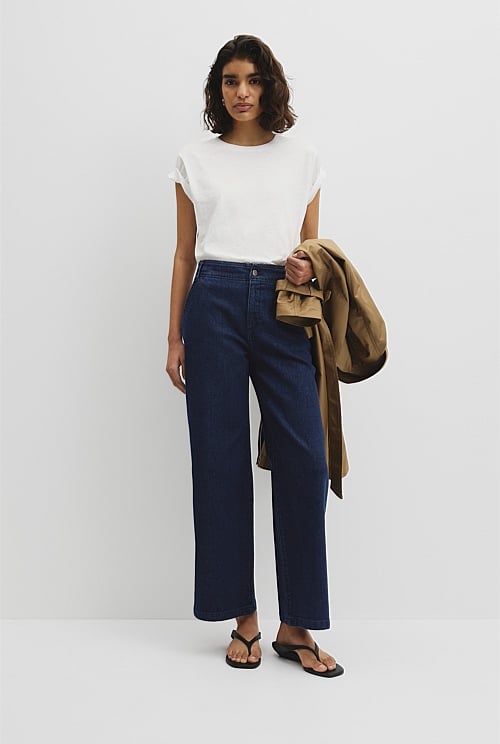 Refined High Rise Wide Leg Jean Refined High Rise Wide Leg Jean