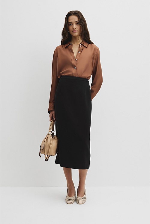 Zip Pencil Skirt Zip Pencil Skirt