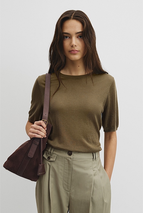 Short Sleeve Knit Tee Short Sleeve Knit Tee